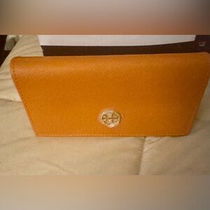 Tory Burch Vibrant Orange Wallet